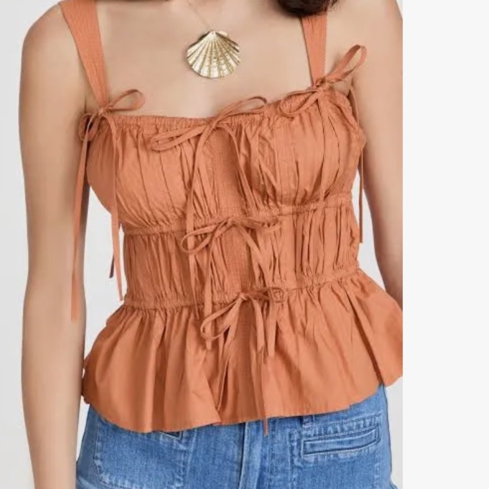 ULLA JOHNSON s6 💯cotton top-very gently loved-great color-rare find!!